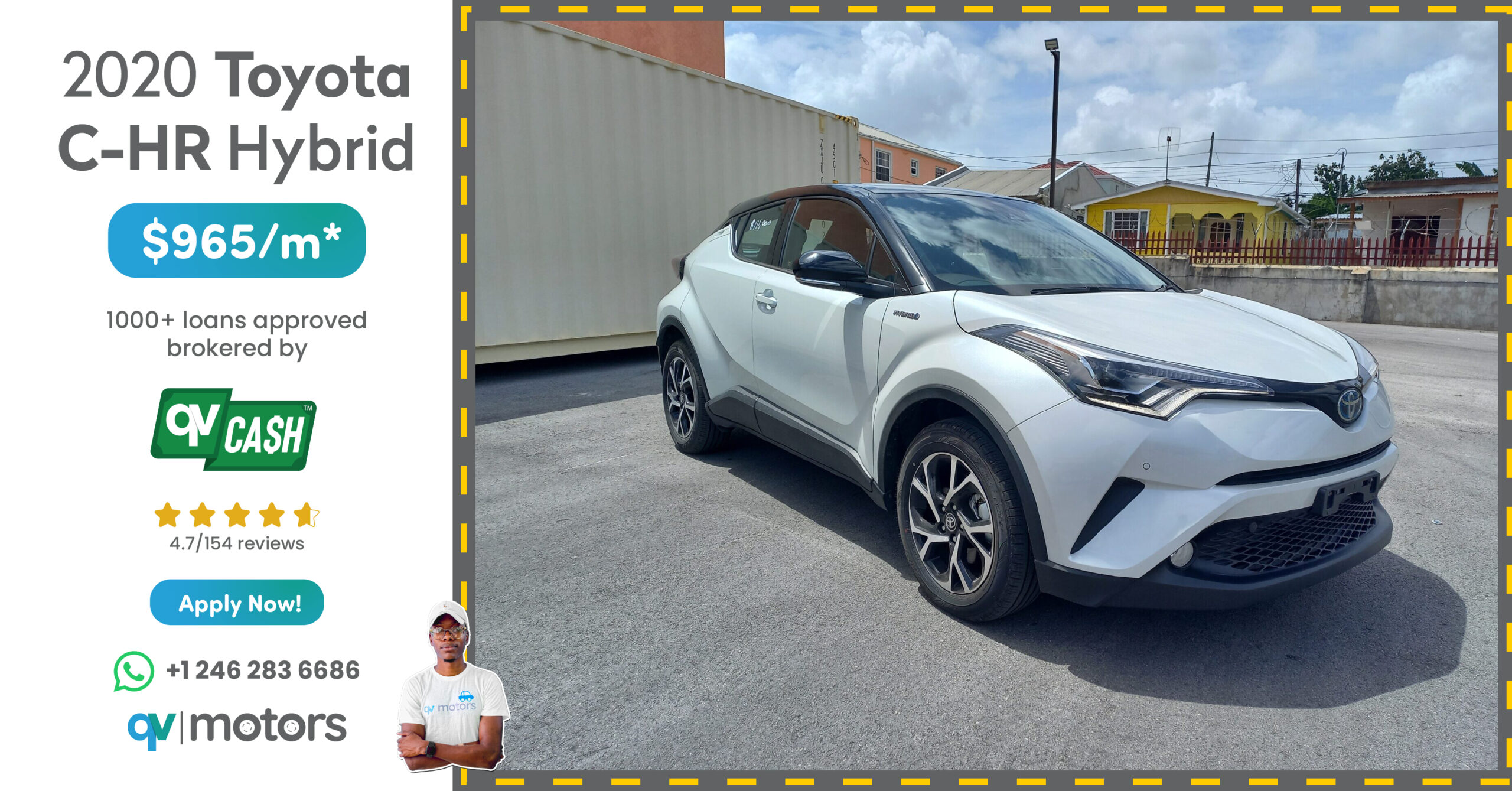 2020 Toyota C-HR Hybrid – Get a Ride in 2025!