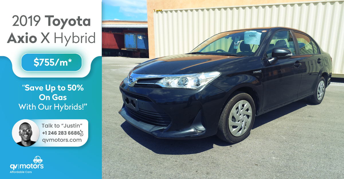 2019 Toyota Axio X Hybrid – Save Up to 50% on Gas!