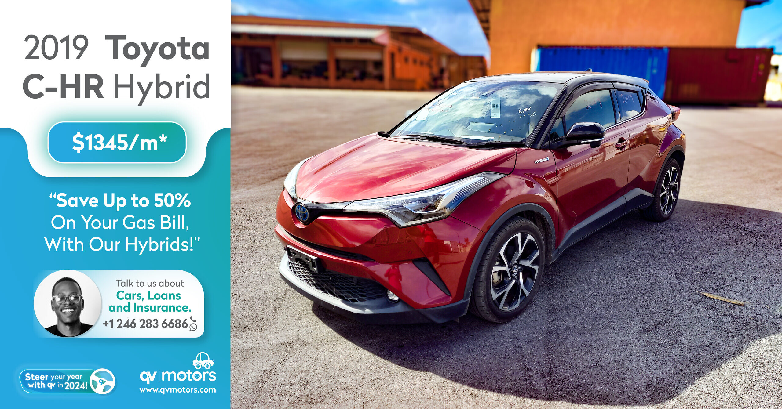 2019 Toyota C-HR Hybrid – Save up to 50% on gas!