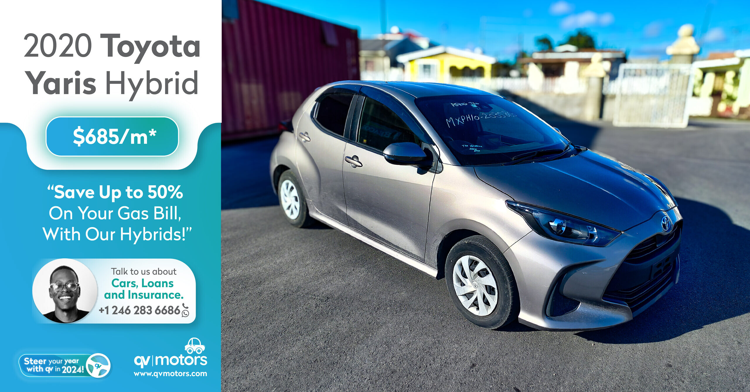 2020 Toyota Yaris Hybrid – Save up to 50% on gas!